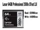 Lexar 64GB Professional 3500x CFast 2.0 Memory Card